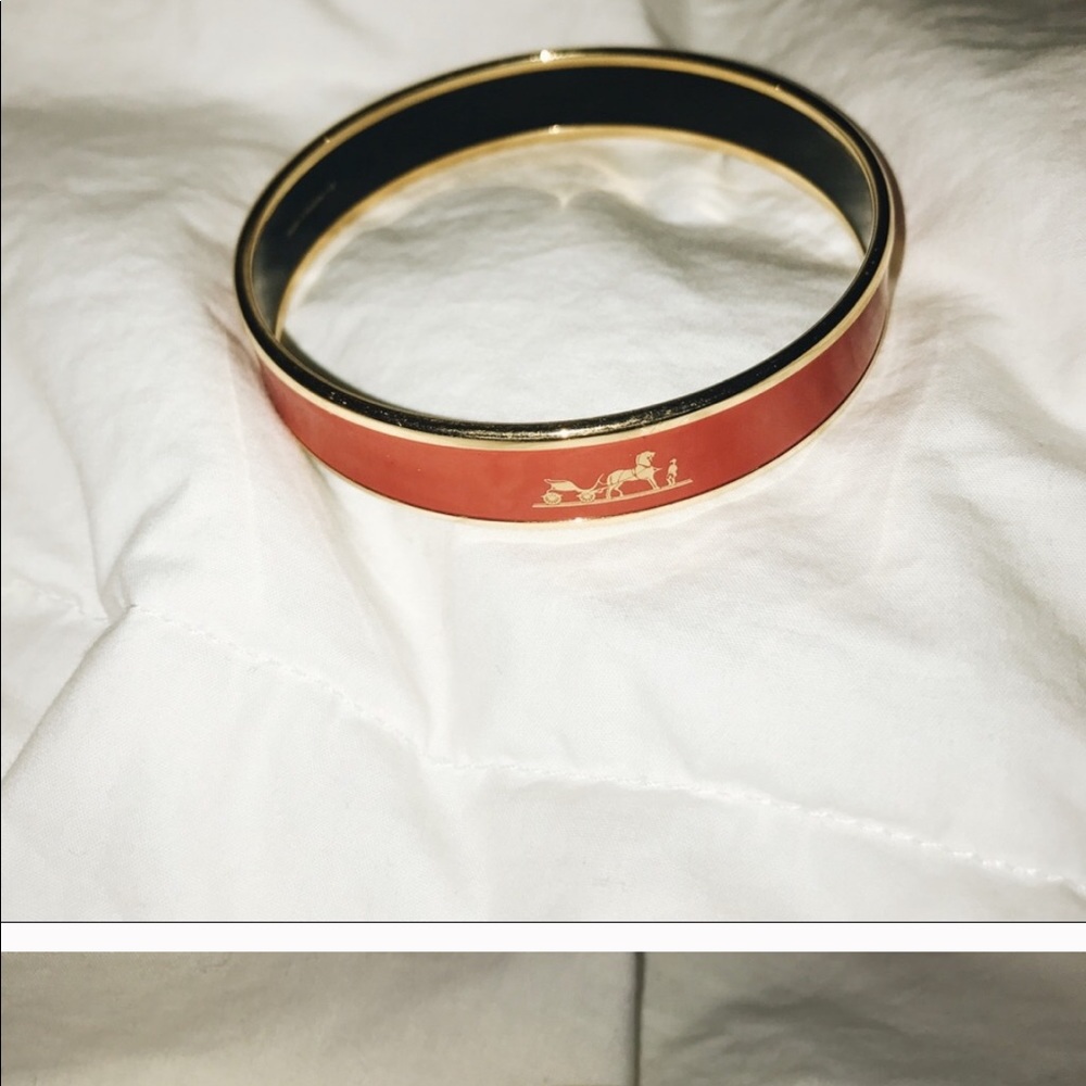 Red Hermès Bangle